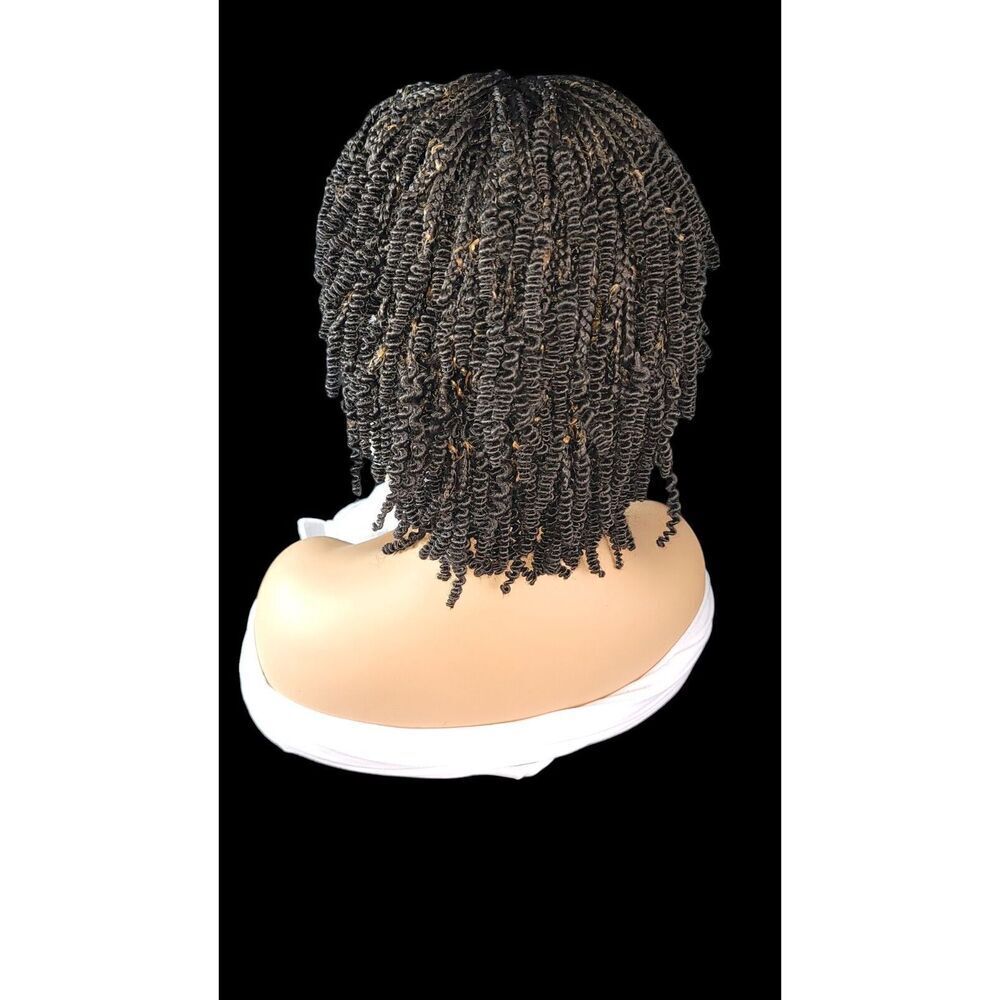 Braided Wig Handmade Micro Millions Braids, Short Kinky Twists, NWT, Short - Picture 9 of 15